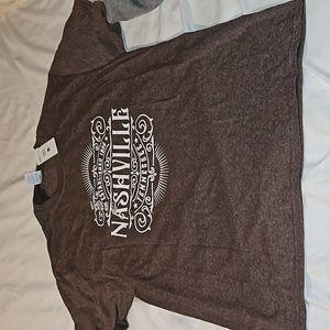 Nashville brown t-shirt